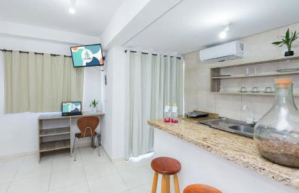 Estúdios confortáveis com preços acessíveis totalmente mobiliados - Foto 59