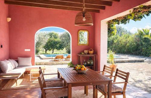 Villa Es Puig, piscina y vistas a la montaña - Foto 6