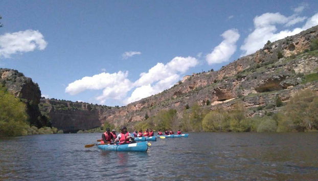 Durante el tour en kayak