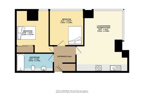 Modern 2-Bed Apartment with Gym Access - Foto 24