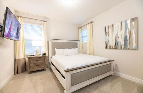 Chic Home With Private Pool, Game Room And Waterpark & Resort Access Near Disney At Encore Resorts Reunion - 320Au - Foto 12