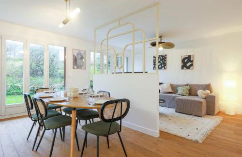 Garden Suite Suresnes 5 persons 2 BR near La Defense - Foto 17