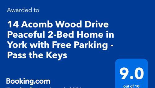 14 Acomb Wood Drive Peaceful 2-Bed Home in York with Free Parking - Pass the Keys - Foto 5
