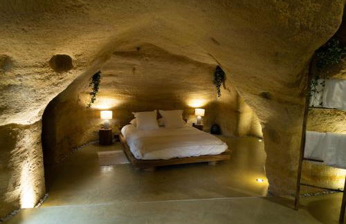 La falaise perdue, Suite troglodyte & spa privé - Photo 6