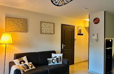 Appartement moderne climatisé avec piscine, terrasse et parking - Proche Promenade des Anglais - Foto 7