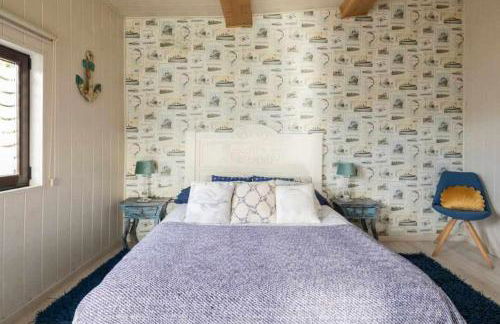 Mar no Camiño Terraza, chimenea de leña y bañera con vista al mar - Foto 10