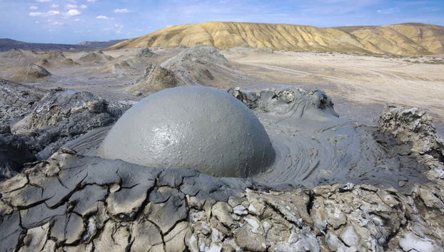 The mud volcanoes of Gobustan