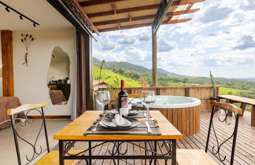 Chalé Contêiner- Hidro com vista para montanhas - Foto 37