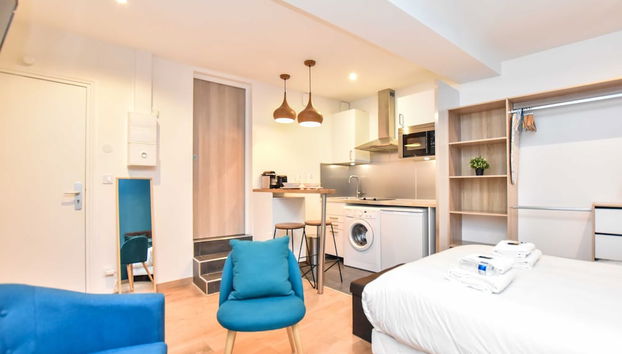 Modern Studio in the Heart of Paris - Foto 3, Habitación