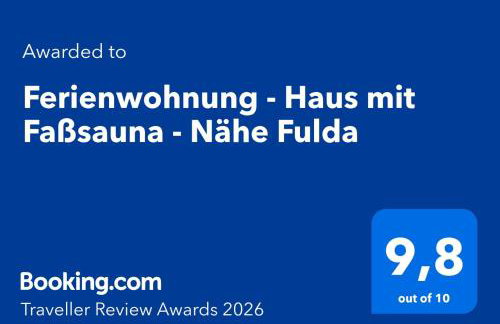 Ferienwohnung - Haus mit Faßsauna - Nähe Fulda - Photo 4