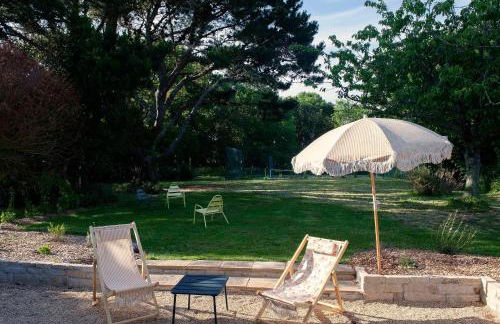 La Longère de l'Amiral c'est au choix la Maison de l'Amiral jusqu'à 10 personnes ou le Carré de l'Amiral jusqu'à 4 personnes - Foto 15