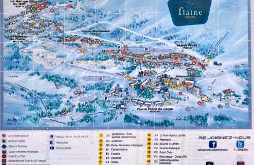 Vue panoramique sur les montagnes plein Sud - T2 Skis aux pieds, Piscine & Spa - Foto 45