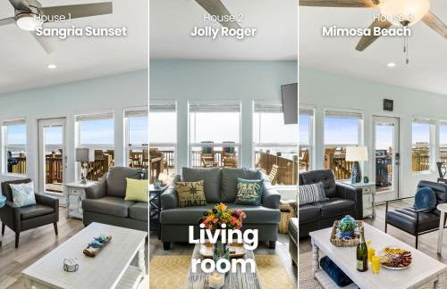 3 Beachfront Homes | 15BR Retreat for 54 Guests - Foto 2