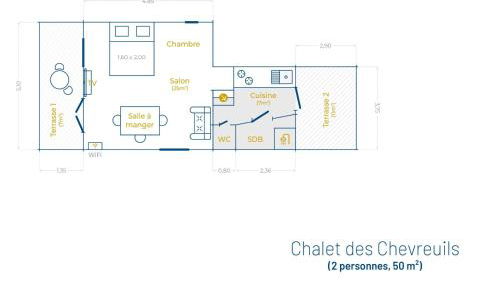CHALET DES CHEVREUILS -les chalets de Montsermage - Foto 2