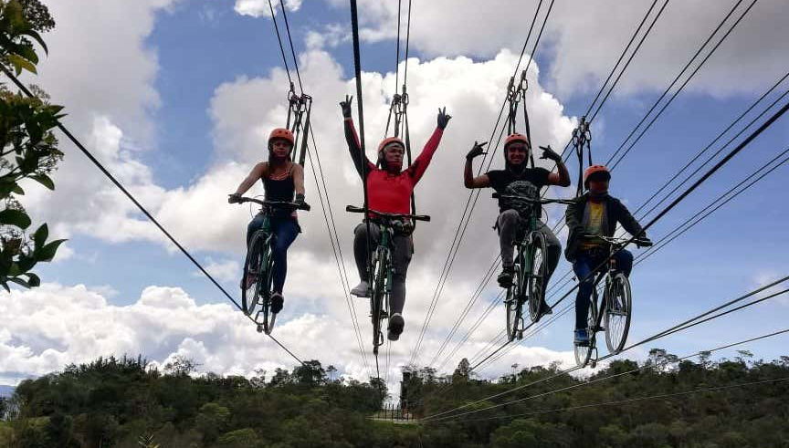 En bici por los cielos