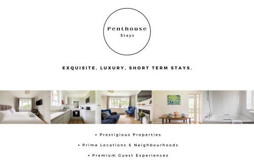 PenthouseStays Wimbledon - Chic 2 Bedroom King Bed Apartment with Balcony - 2 mins from Wimbledon Tennis Club and Museum - AELTC - Foto 23