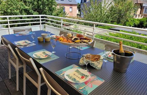 La terrasse, jacuzzi et vue mer Plage à 200m - Foto 7