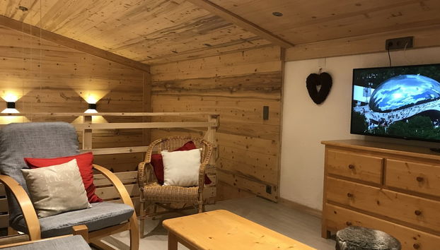 Hameau des 4 Saisons Hsh275 Cosy & SUN 6 Pers - Foto 4, Sala de estar