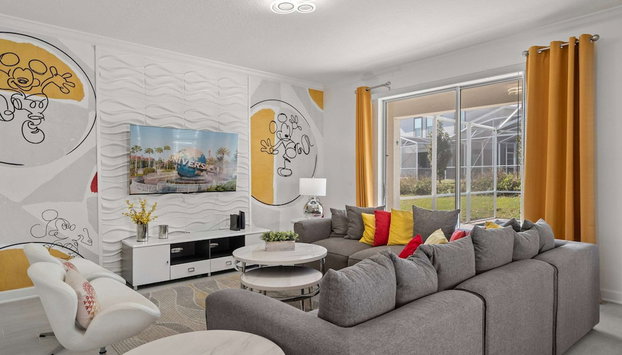 Disney Private Pool Hot Tub Game Room Themed Bedrooms. Book Now CG788 - Foto 2, Habitación