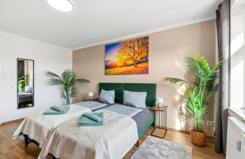 Larooms Merseburg - Apartment NP24 - 2 Zimmer - 4 Betten - Waschmaschine - Parkplatz - Balkon - Foto 1