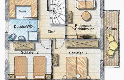 Seeurlaub Müritz - Haus Nordlicht mit Sauna, Kamin, Wallbox, nur 250 m zum Strand - Foto 20