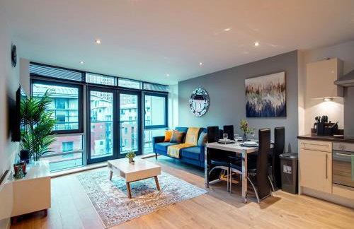 Balcony Waterside 2-Bed Apartment Central Leeds - Foto 1