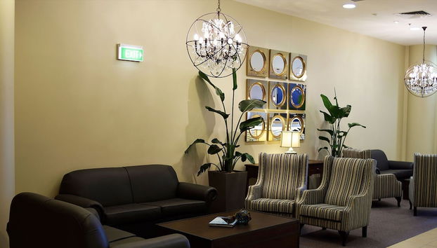 Sitzecke in der Lobby