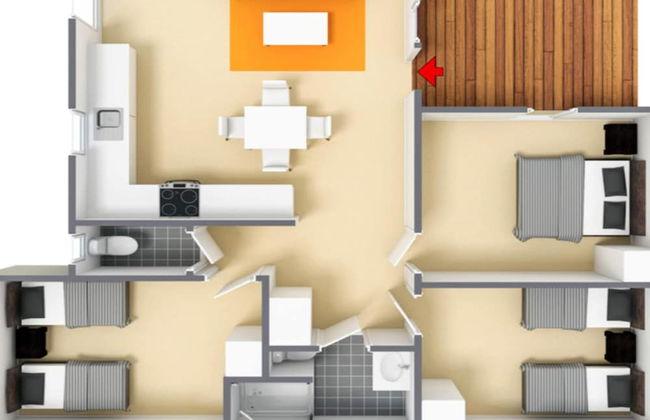 6 Person Holiday Park Home in Hesselager - Foto 29