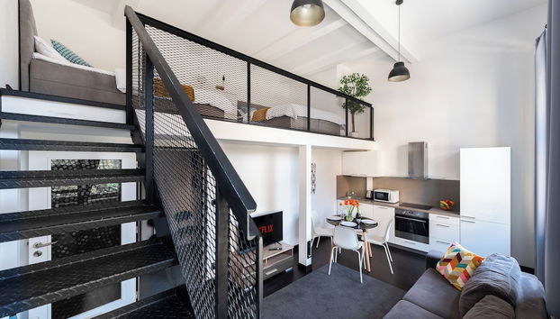 Loft duplex studio in Prague Center - Foto 3, Habitación