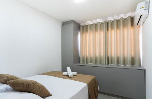 Central novo, andar alto-2quartos com Ar-Cond Q e F - Foto 21