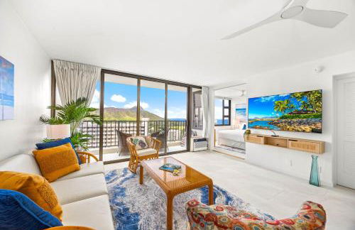 Diamond Head and Ocean views with King Bed and Parking - Foto 2