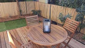 Appartement refait à neuf, climatisé, en rez-de-jardin, à 30 secondes de la plage - Photo 5, Garden view