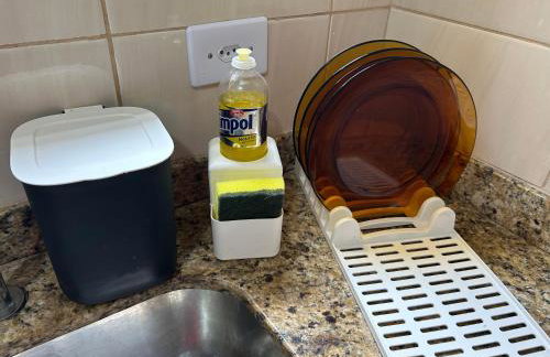 Apartamento sala e quarto com ar na Praia do Abricó - Foto 22