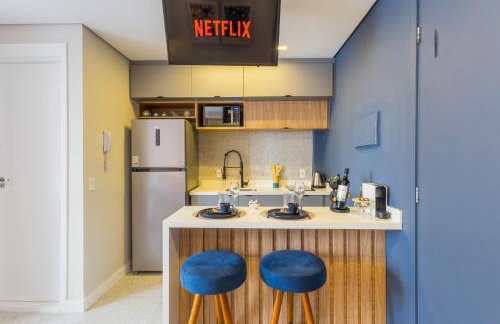 Studio Blue Cidade Jardim - 10 min Estádio Morumbis e Hospital Albert Einstein - Foto 5