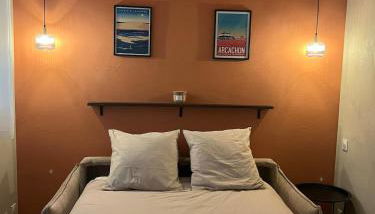 Studio cosy, piscine, parking, 5min plage, Arcachon Ménage Draps inclus - Foto 4