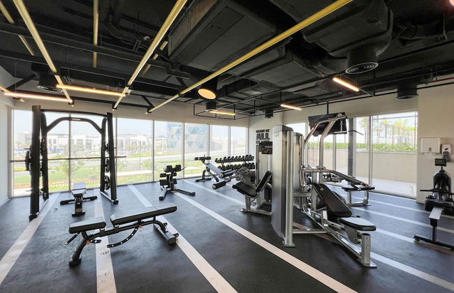 Modern Boho 1BR Sleeps4 Balcony Pool Gym Dxbhills - Foto 37