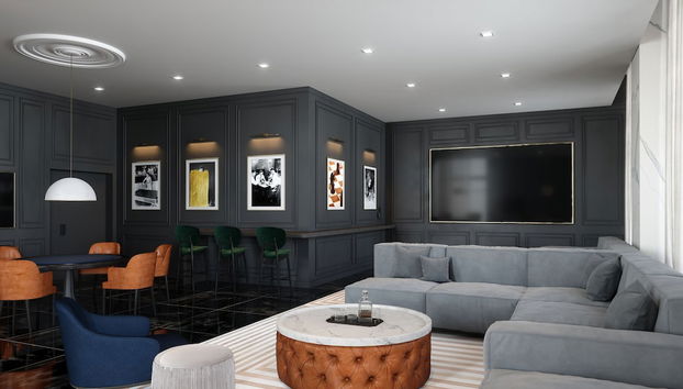 Zona de estar del vestíbulo