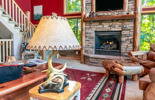 Spacious Leech Lake Home on 2 Private Acres, 200' of lake shore 15 Minutes to Walker with boat lift, dock, swimming, fire pit - Foto 22