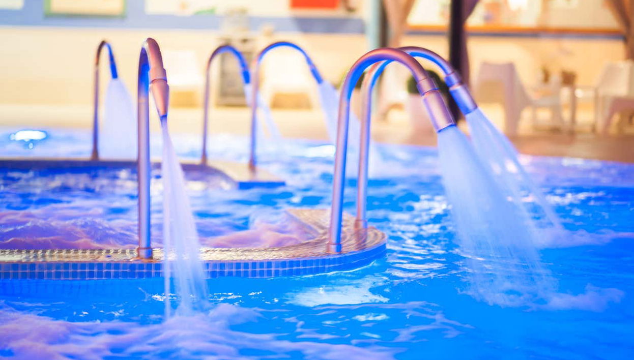 Hidroterapia no Aqua Club Termal