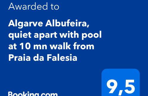Algarve Albufeira, quiet apart with pool at 10 mn walk from Praia da Falesia - Foto 29
