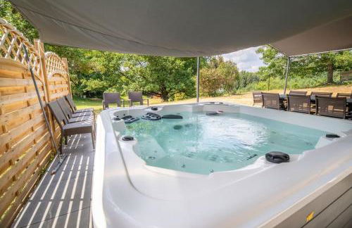 Pétillant Chalet aux 3 étangs avec SPA, Sauna et Véranda - Foto 46