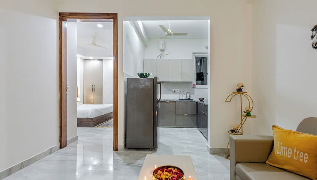 Coin salon dans le hall