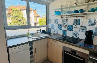 F2 lumineux 40 m2 Face aux thermes de Thonon. - Foto 9