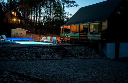 Domek całoroczny SÓWKA na Kaszubach z banią i sauną na wyłączność, wspólny basen i bilard z domkiem Jeleniówka - Ostrowite Leśna Dolina - Foto 26