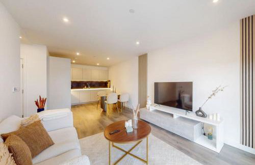 Modern 2 Bed - 2 Bath Flat near Central London with Parking Space - Foto 11