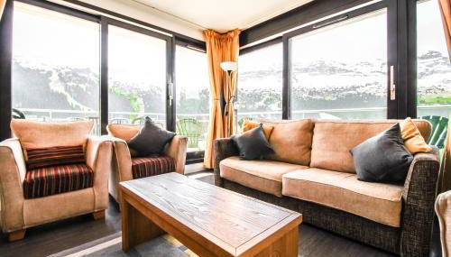 Penthouse 3-bedroom apartment, mountain views, large terrasse, piste access - Photo 2