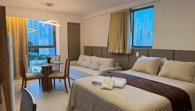 Flat Luxo em Boa Viagem - 5min do Aeroporto - perto da praia - Wi-Fi 500mb - check-in 24h - Foto 2