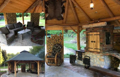 Leśniczówka domek balia sauna jeziorka w lesie na wyłączność - Foto 7