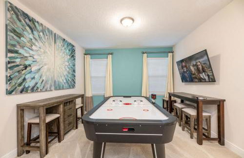 Chic Home With Private Pool, Game Room And Waterpark & Resort Access Near Disney At Encore Resorts Reunion - 320Au - Foto 16