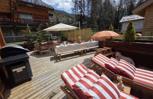 Chalet La Tanière 14 Pers - piscine chauffée et sauna - Vars Saint Marcellin - Foto 26